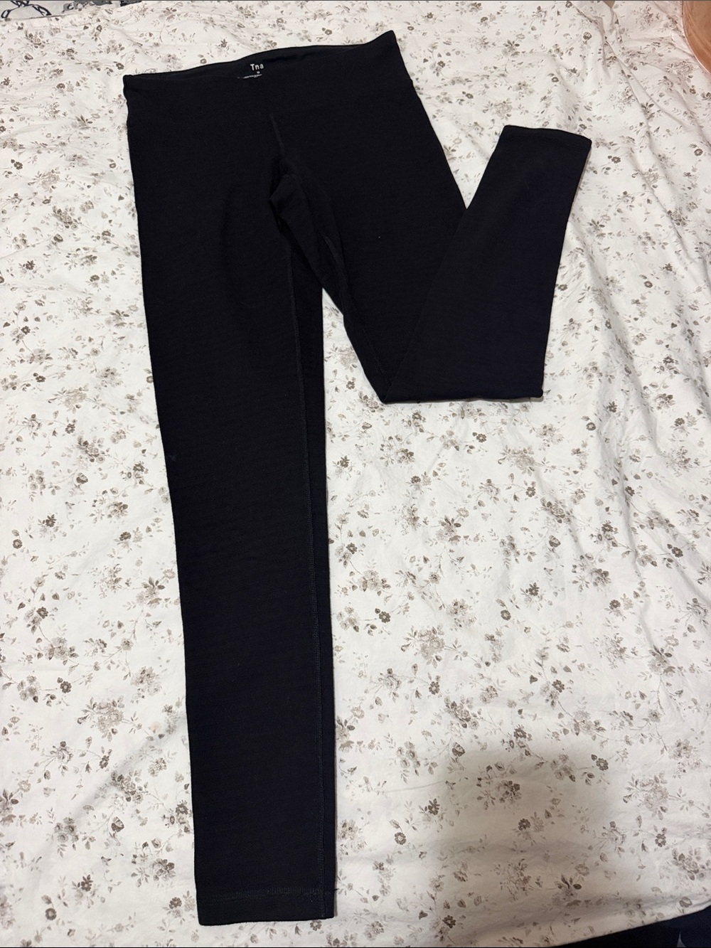 TNA Girls' Black Stretch Leggings